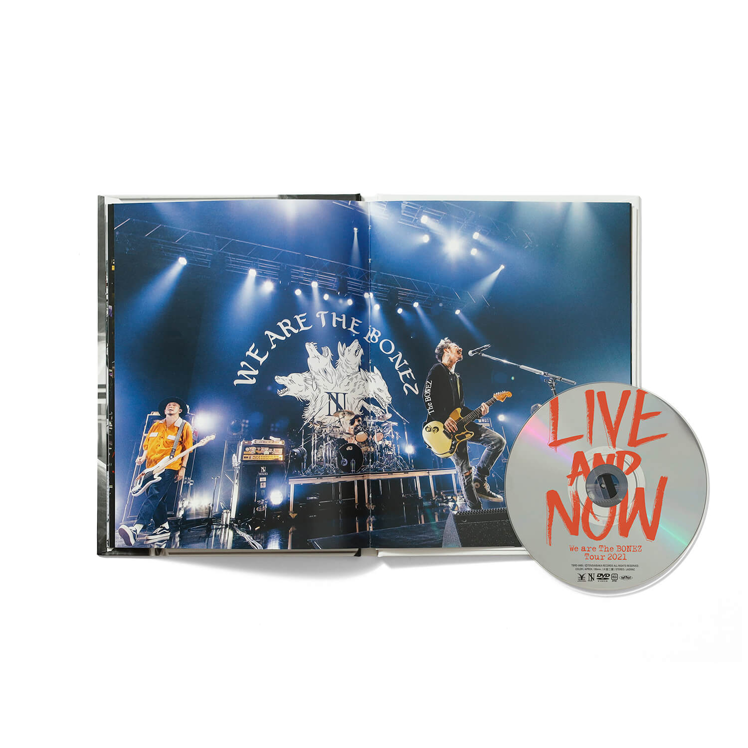 LIVE AND NOW – DVD – | The BONEZ OFFICIAL MEMBERSHIP STORE